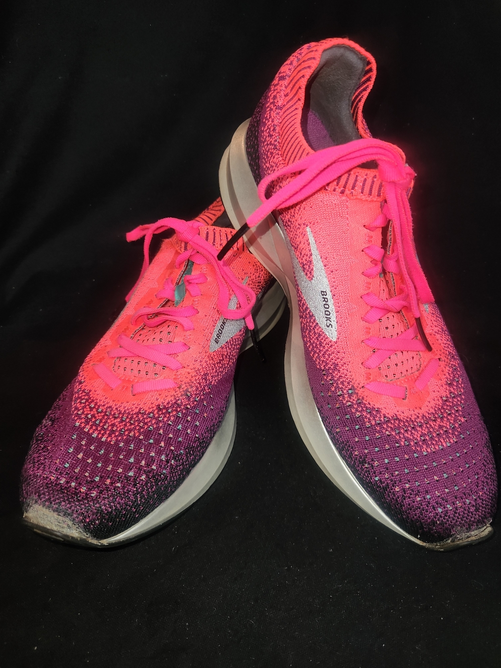 Brooks Women's Pink & Purple Lightweight Running Shoes. #456